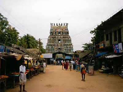 Exterior view of Sooriyanar Kovil, dedicated to the Sun God
